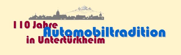 110 jahre Auto in UT