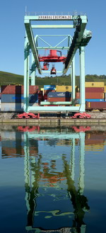 Container im Hafen