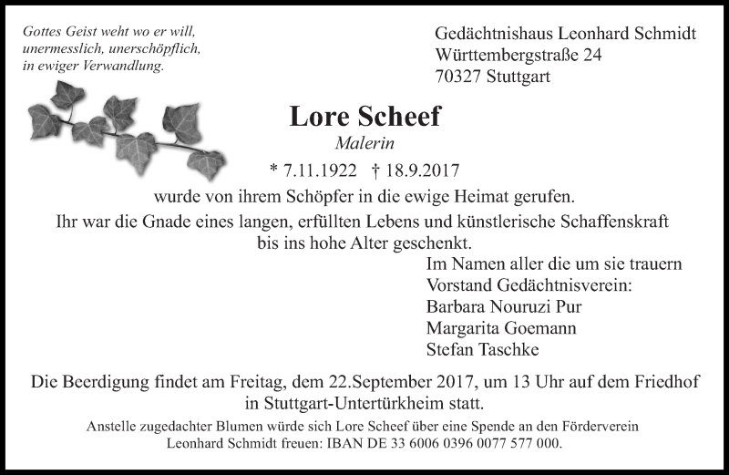 Lore Scheef