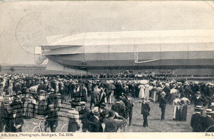 Zeppelin in Stuttgart