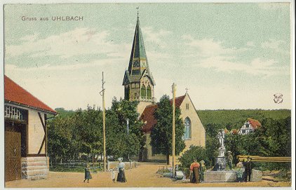 Postkarte mit St. Andreaskirche